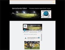 Tablet Screenshot of derrochandofutbol.com